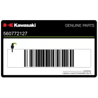 KAWASAKI Achterkuip sticker, rechterzijde 56077-2127
