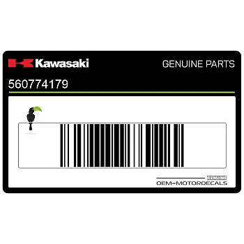 Juego calcomanías carenado inferior, lado der.