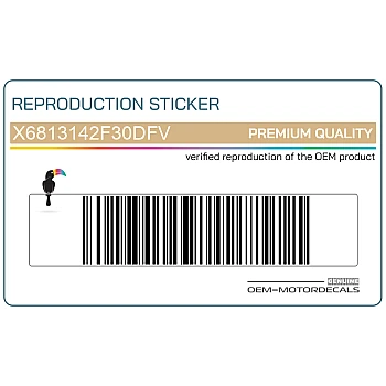 Autocollant d'enjoliveur de cadre