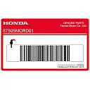 Étiquette d'avertissement pneu