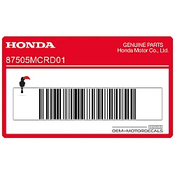 Étiquette d'avertissement pneu