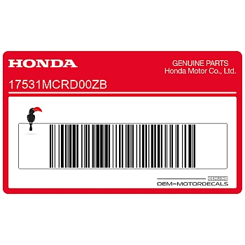 Autocollant de réservoir