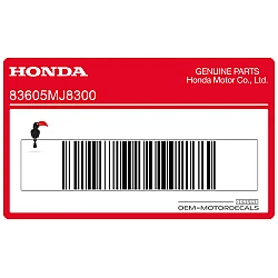 Emblema de tapa lateral, lado derecho