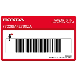 Naklejka dolnej owiewki V-Four, lewa strona