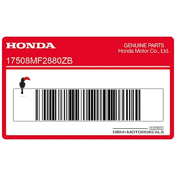 Brandstoftank sticker