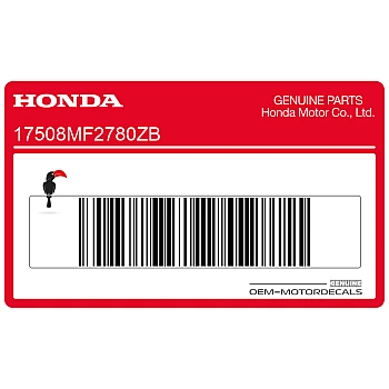 Brandstoftank sticker