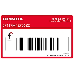 Naklejka pasek ogon, prawa strona