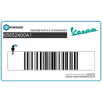 Side cowling decal, left side