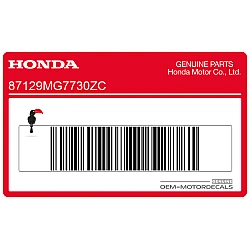 Vorderer Kotflügelaufkleber