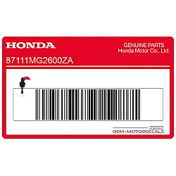 Autocollant de réservoir, côté droit