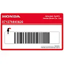 Autocollant bas de cache latéral