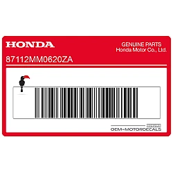 Autocollant de réservoir, côté gauche