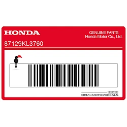 Autocollant visière avant