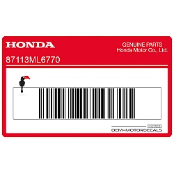 Autocollant bande de réservoir