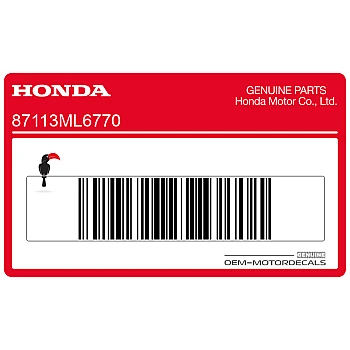 Autocollant bande de réservoir