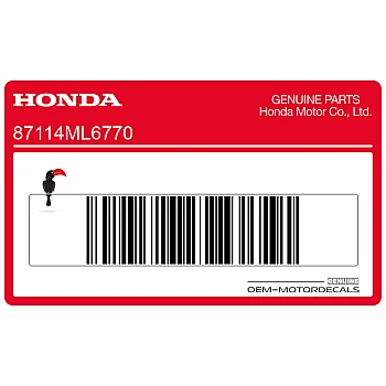 Autocollant Rayure Réservoir Gauche