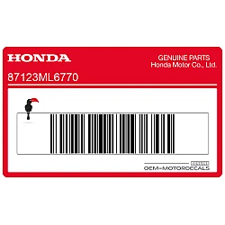 Autocollant Marquage Réservoir Droit