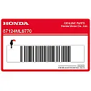 Brandstoftank Markering Sticker Links