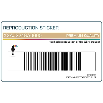 Achterbrug Embleem Sticker