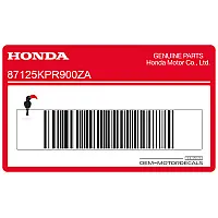 HONDA Emblème carénage avant 87125-KPR-900ZA