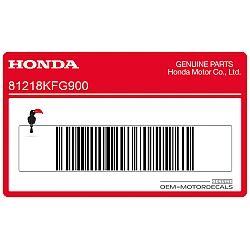 Laadlimiet 10kg waarschuwingssticker