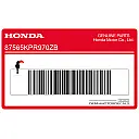 Naklejka identyfikacyjna kodu koloru - Typ 2
