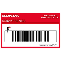 Etichetta identificazione codice colore - Tipo 1