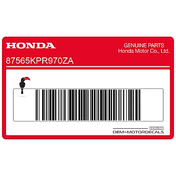 Étiquette d'identification code couleur - Type 1