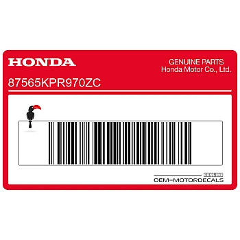 Étiquette d'identification code couleur - Type 6