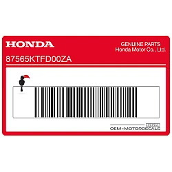 Kleur type 1 decoratieve sticker