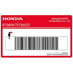 Kleur type 5 decoratieve sticker