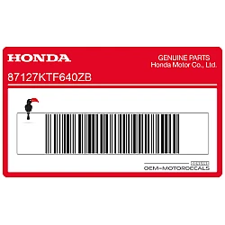 Carena inferiore adesivo PGM-FI