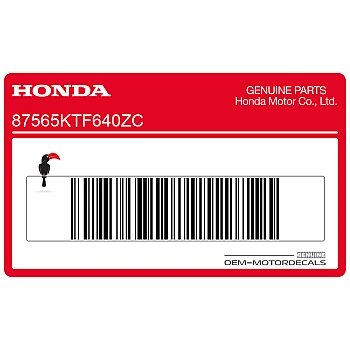 Naklejka ostrzegawcza