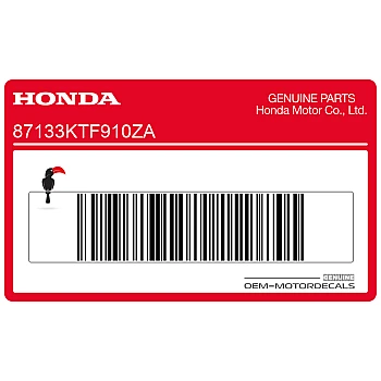 Emblem Sticker, Front Louver Type 1