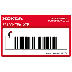 Autocollant Bande, Garde-boue Avant Gauche Type 2