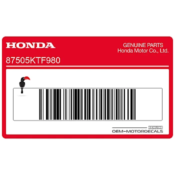 Naklejka ostrzegawcza informacja o oponach