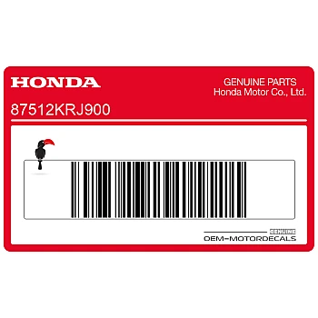 Naklejka ostrzegawcza akcesoria i ładunek