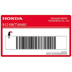 Cargo limit warning label (1.5 kg)