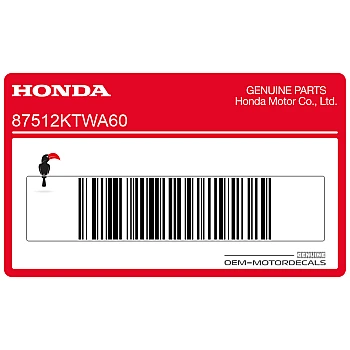 Étiquette d'avertissement accessoires et charge