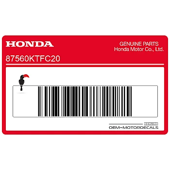 Étiquette d'avertissement système d'entraînement