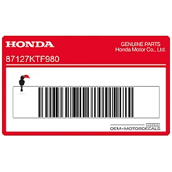 Rear body Honda emblem