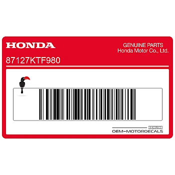 Rear body Honda emblem