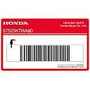 Ladingslimiet waarschuwingssticker (0,5 kg)