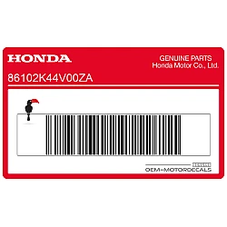 Honda front cowling emblem