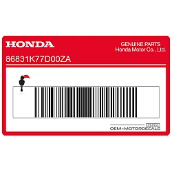 SH side cowling emblem