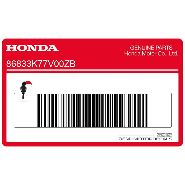 Honda-86833K77V00ZB