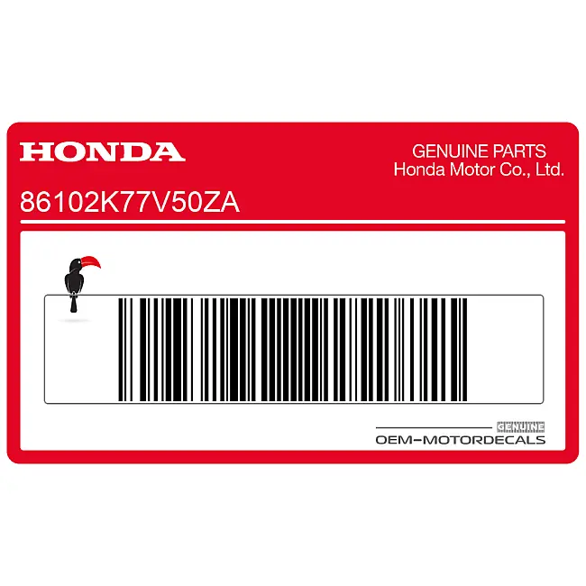 Honda-86102K77V50ZA