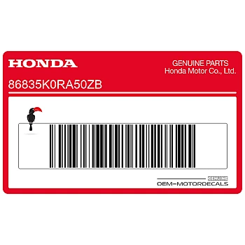 Carrosserie streep sticker, rechterkant