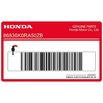 Carrosserie streep sticker, linkerkant