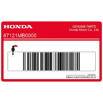 Fuel tank emblem, right side